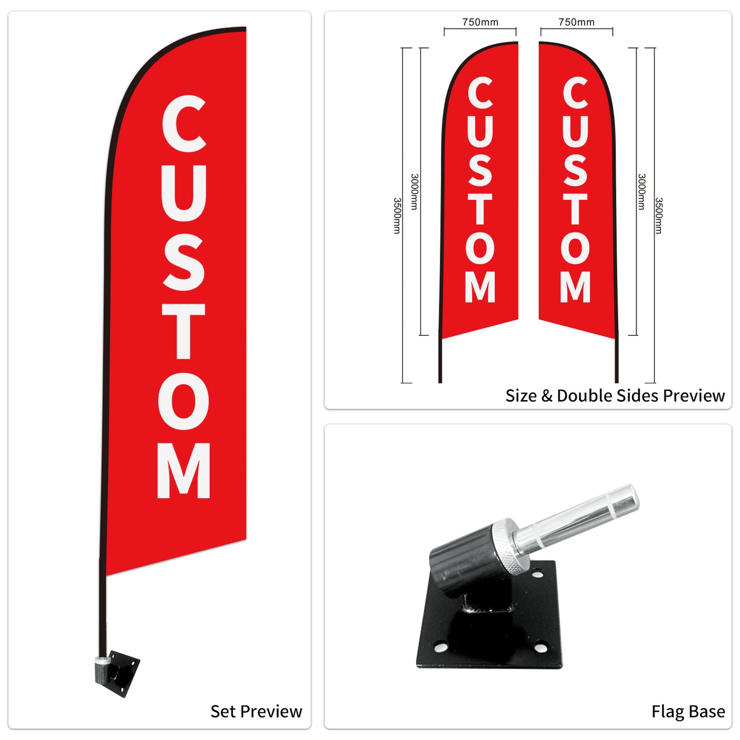 Trucks Dealership Promotion Feather Flag