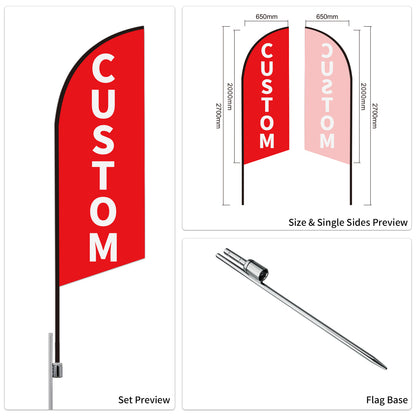 Trucks Dealership Promotion Feather Flag