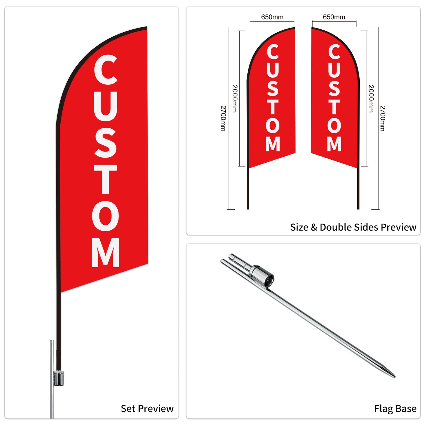 Trucks Dealership Promotion Feather Flag