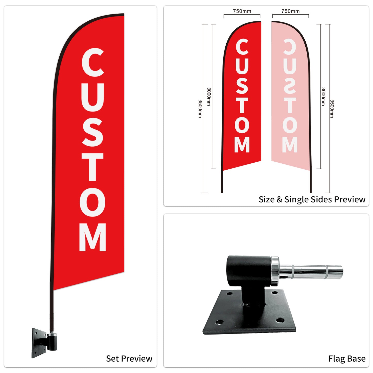 Trucks Dealership Promotion Feather Flag