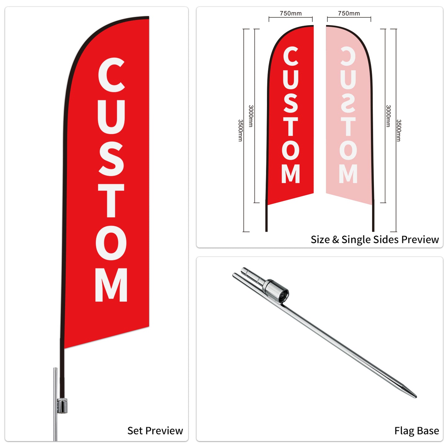 Trucks Dealership Promotion Feather Flag