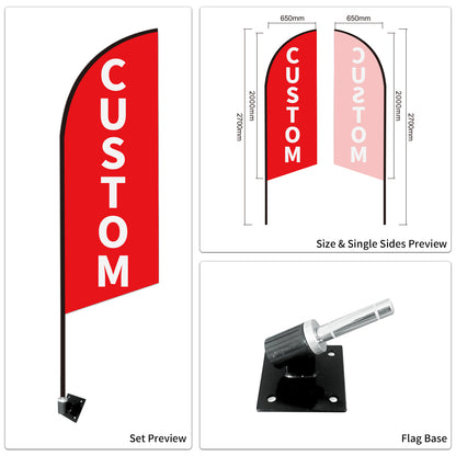 Trucks Dealership Promotion Feather Flag