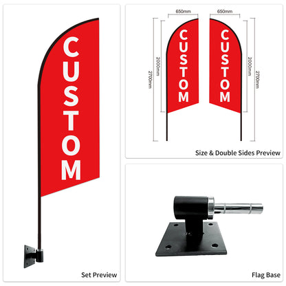 Trucks Dealership Promotion Feather Flag