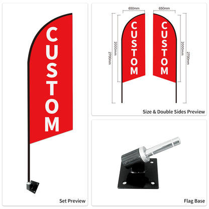 Trucks Dealership Promotion Feather Flag