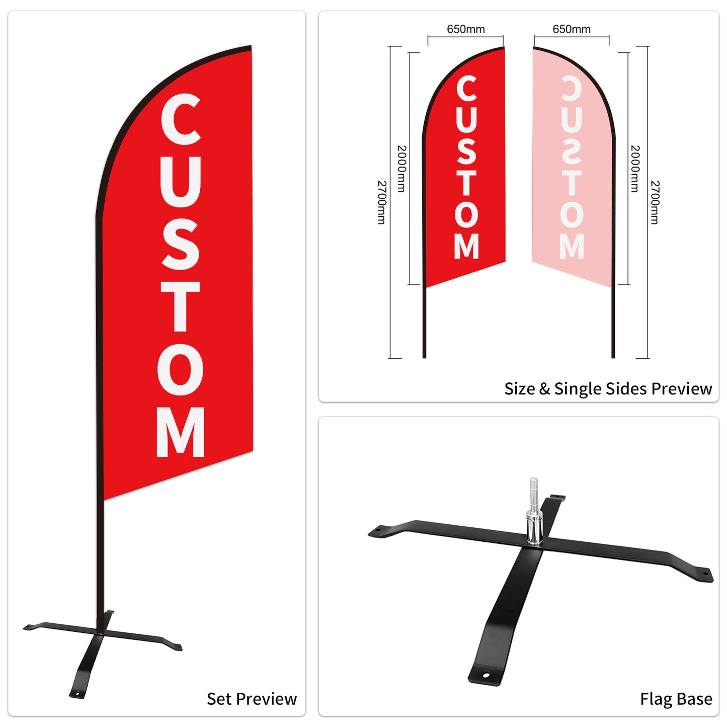 Trucks Dealership Promotion Feather Flag