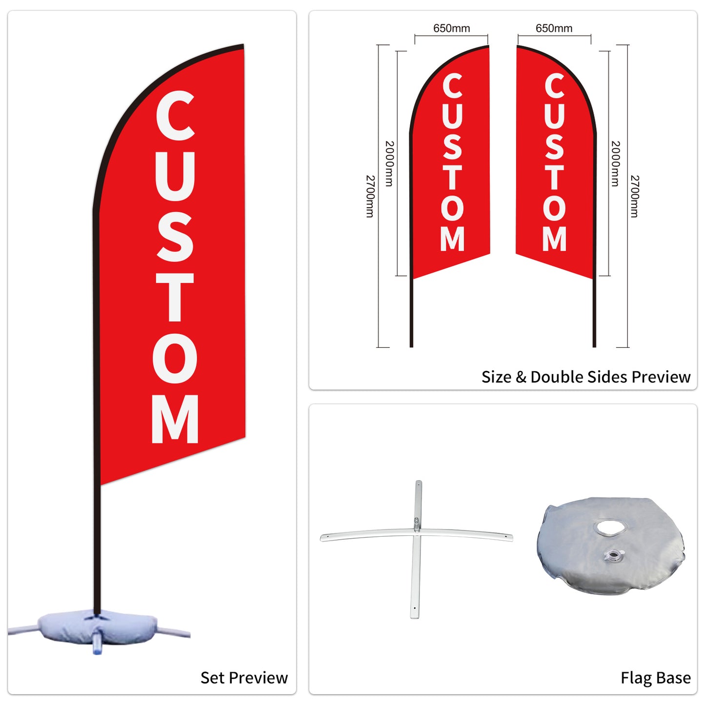 Trucks Dealership Promotion Feather Flag