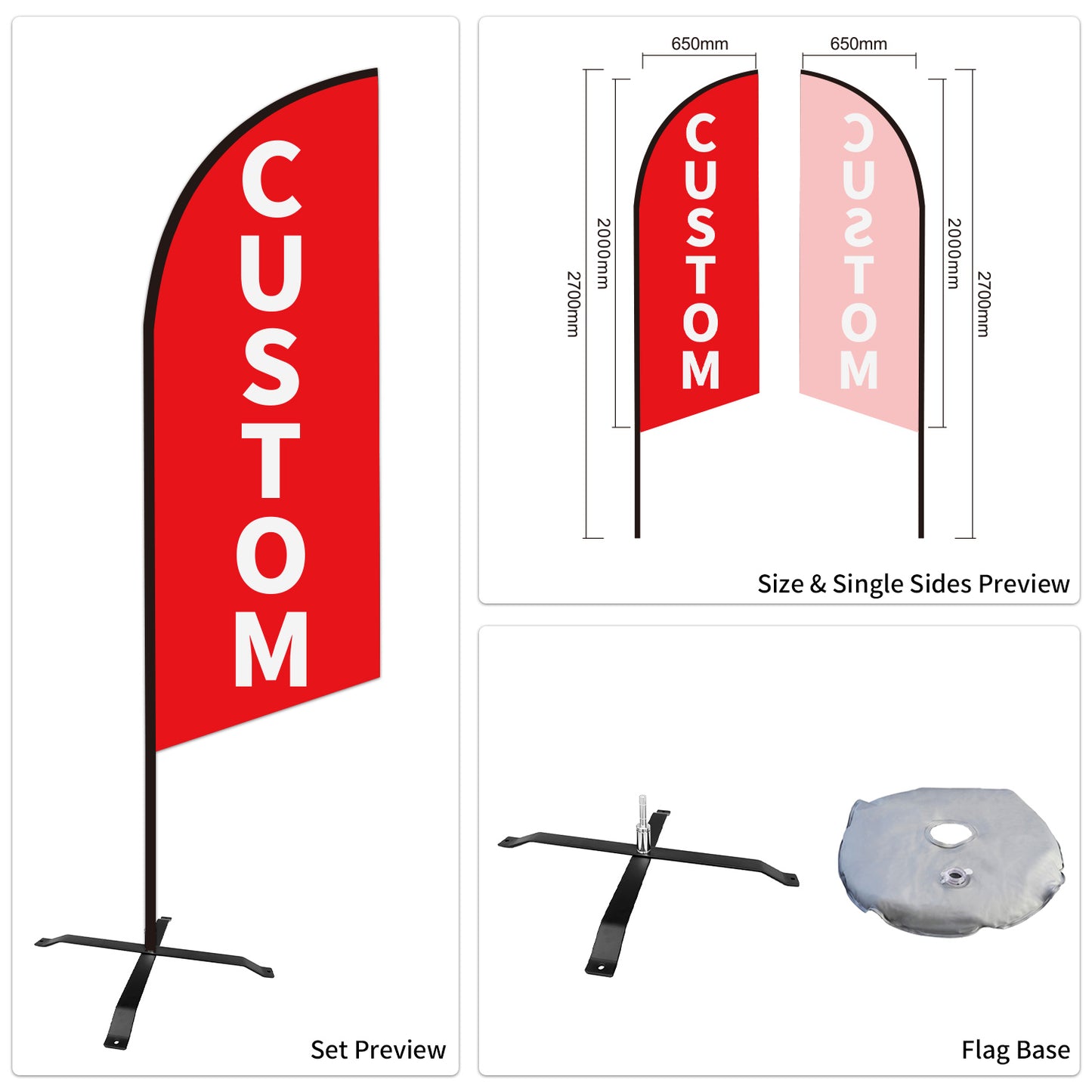 Trucks Dealership Promotion Feather Flag