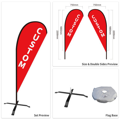 Tear Drop Flags