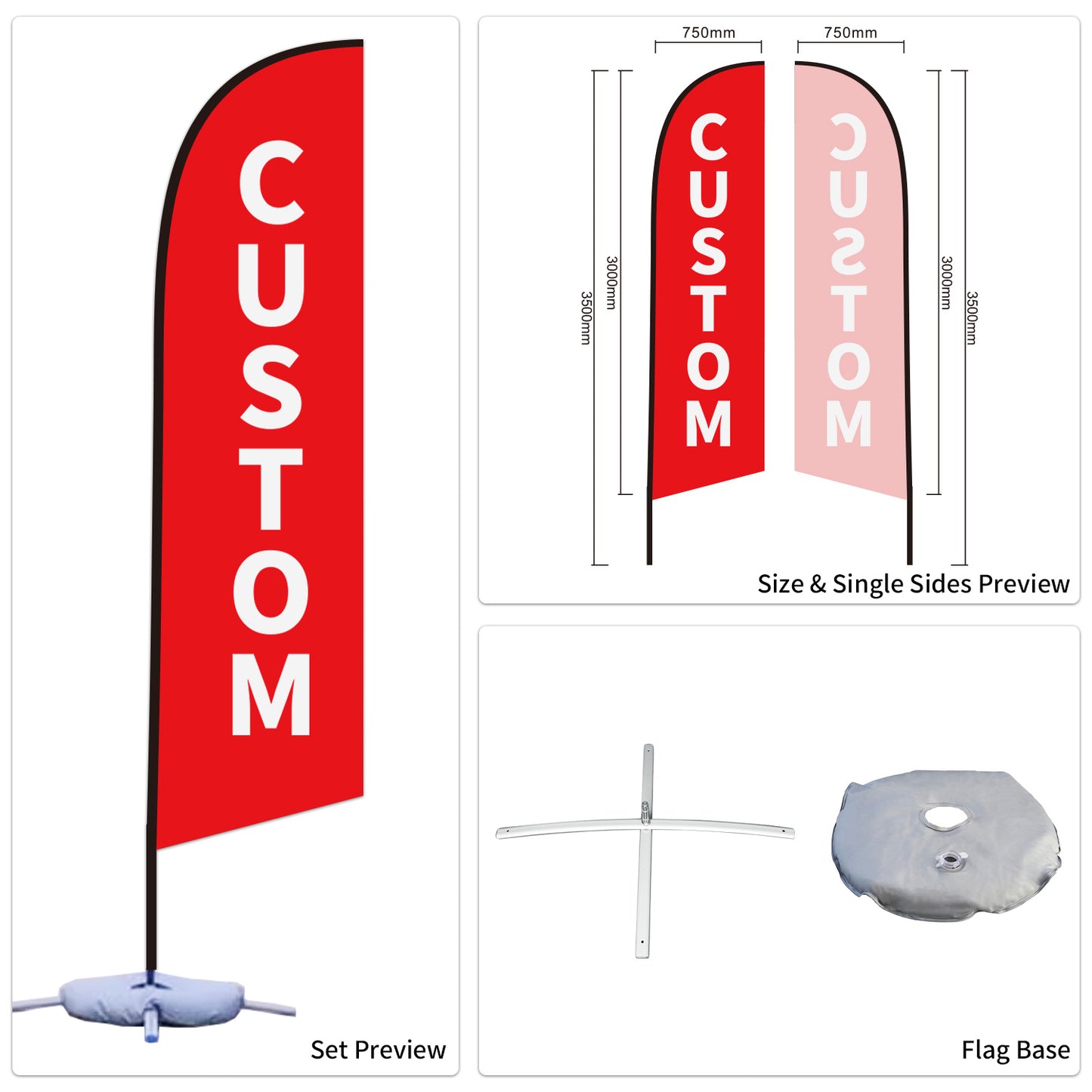 Trucks Dealership Promotion Feather Flag