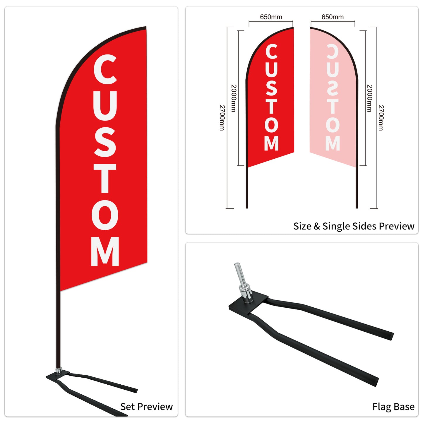 Trucks Dealership Promotion Feather Flag