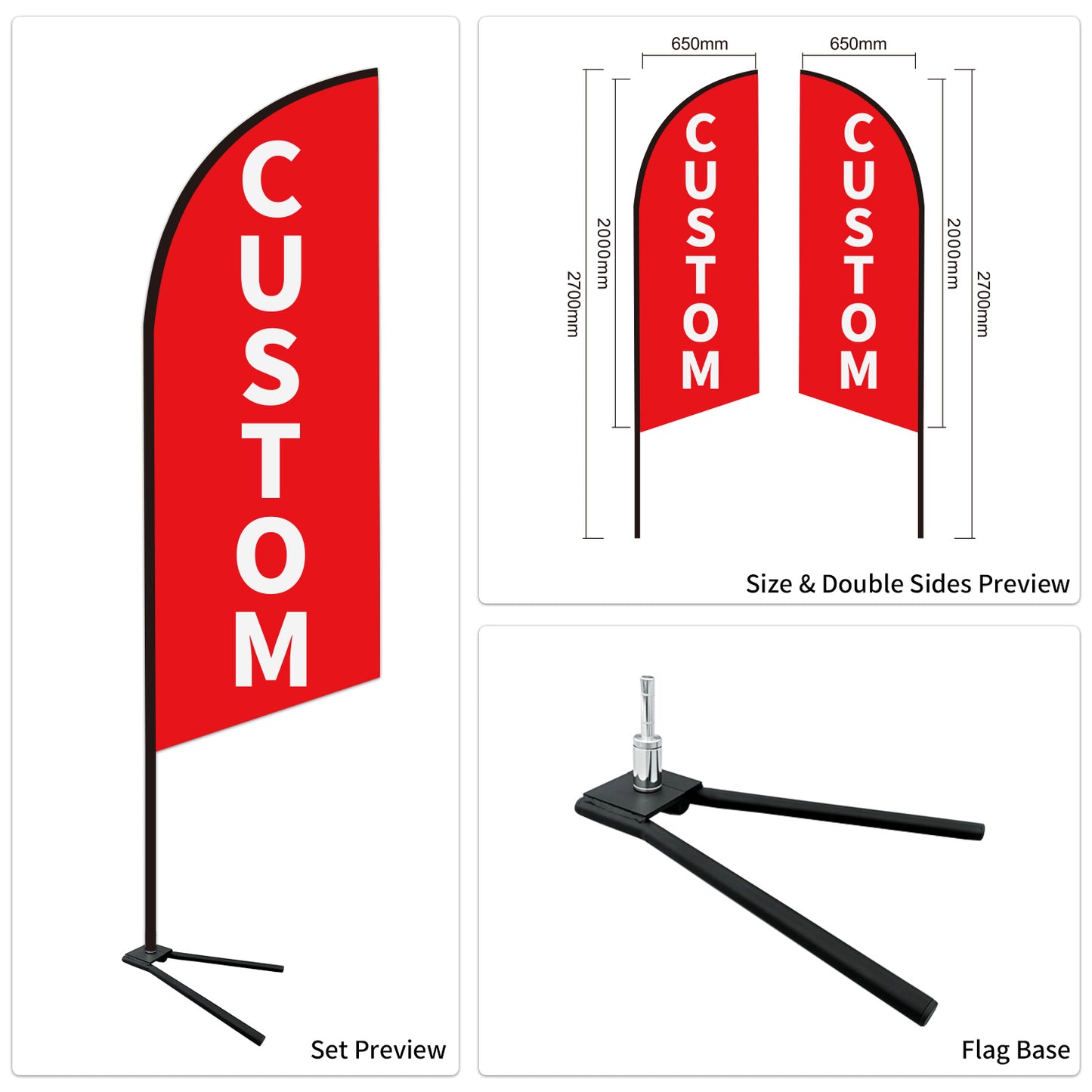 Trucks Dealership Promotion Feather Flag