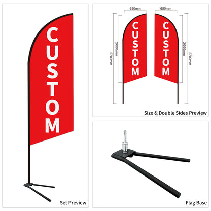 Trucks Dealership Promotion Feather Flag