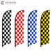 Checkered Swooper Feather Flag