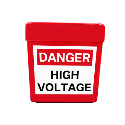 High Voltage Danger Warning Sign