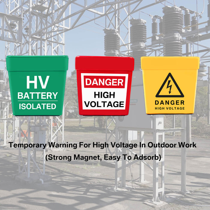 High Voltage Warning For Electrical Work