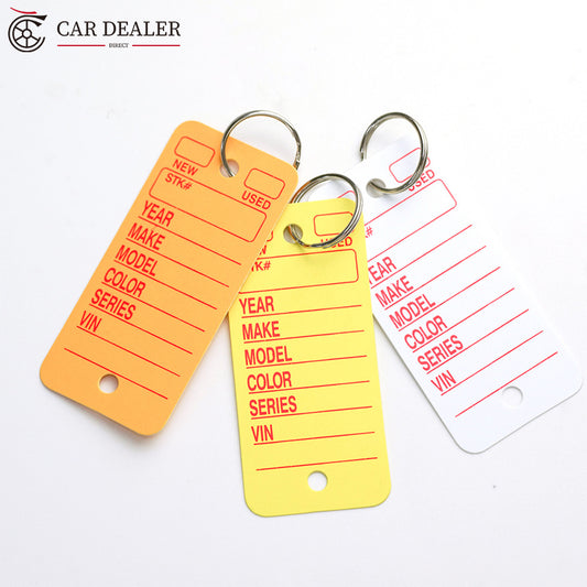 Auto Service Key Tags