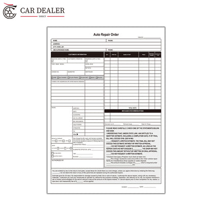 Automotive Work Order