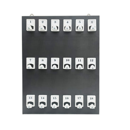 18 Hooks Key Rack Key Hanging Board For Wall