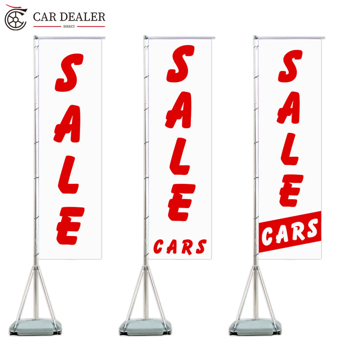 Custom Car Dealership Swooper Flags