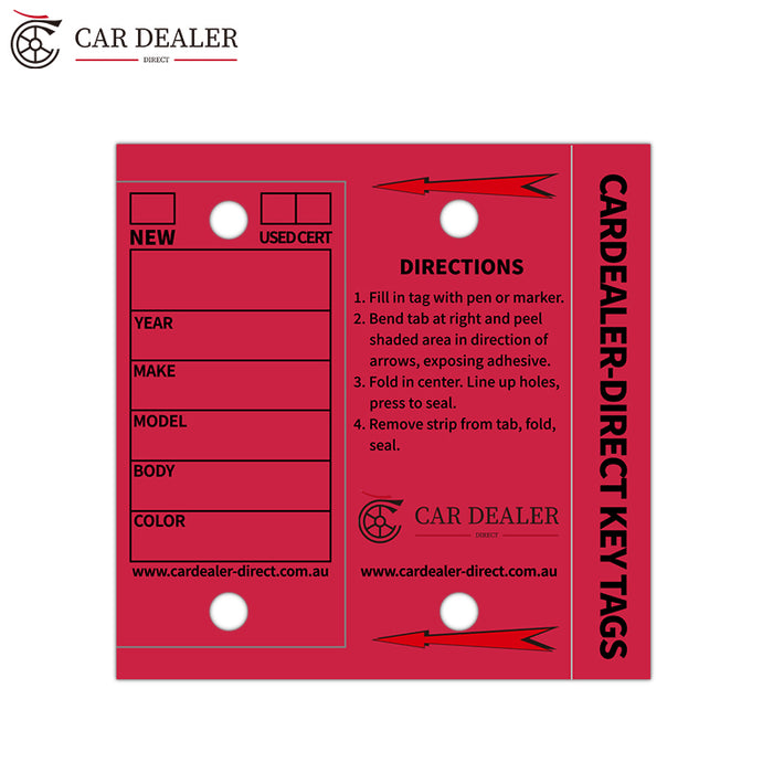 Custom Car Key Tags