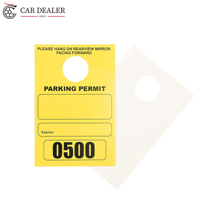 Custom Parking Tags For Rear View Mirror