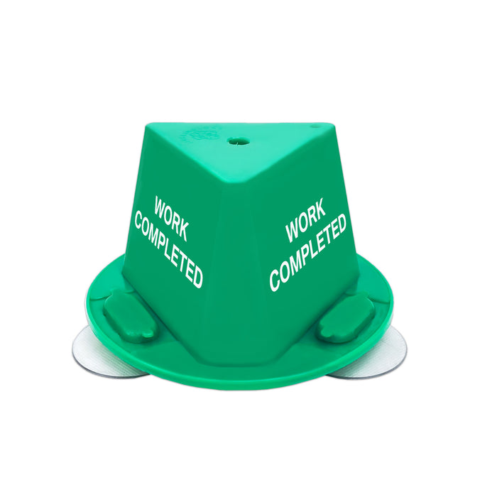 Customized Car Top Hat Green Work Completed