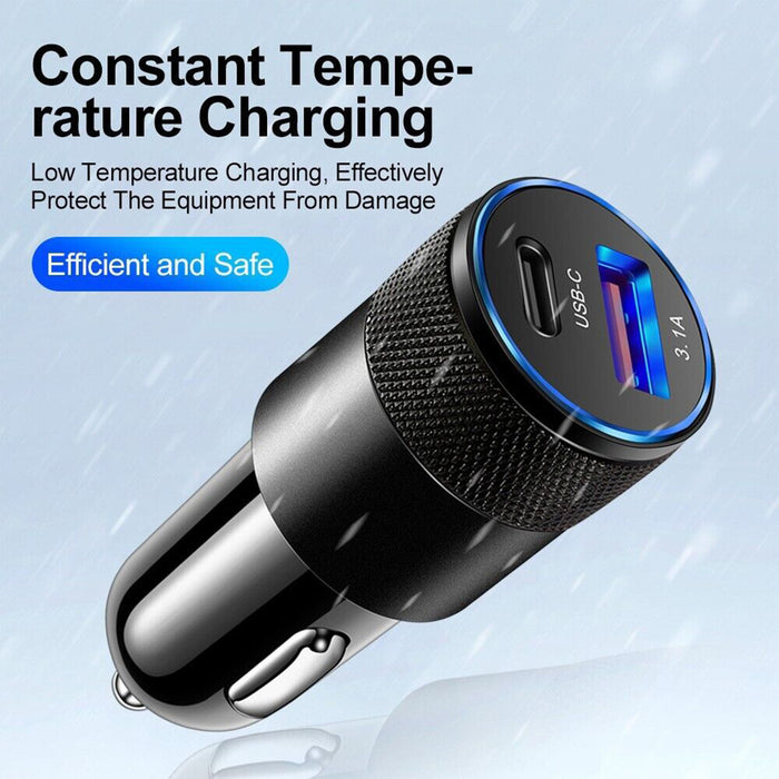 USB Type C PD Car Phone Charger Port