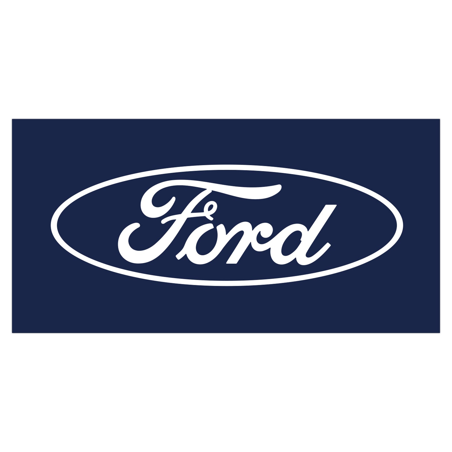 Ford Car Dealer Banner Horizontal Flag