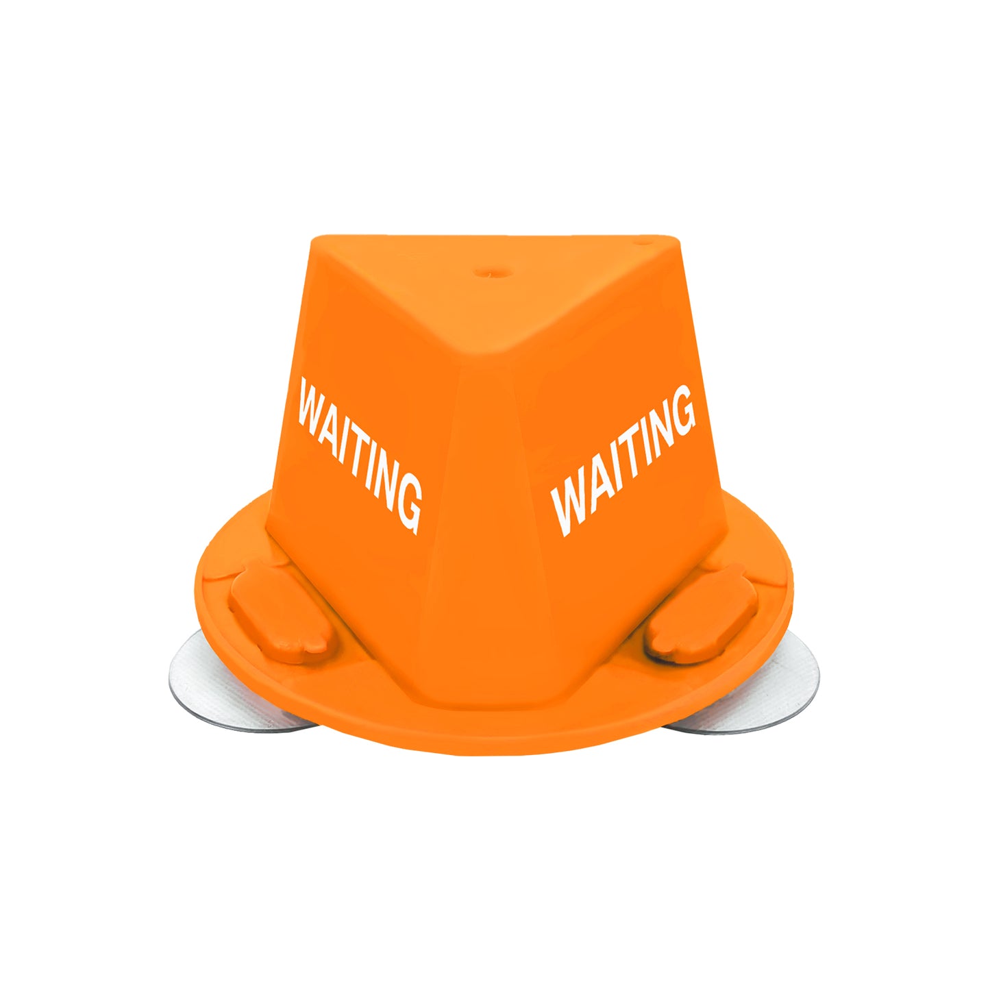 Magnetic Car Top Hat With Number Orange Waiting