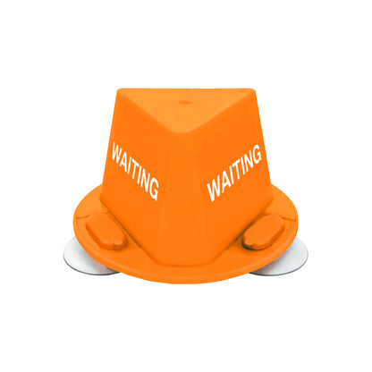 Magnetic Car Top Hat With Number Orange Waiting