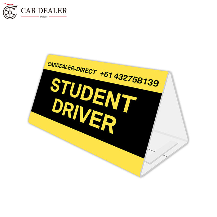 Magnetic Student Driver Car Roof Sign