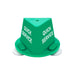 Plastic Magnetic Roof Hats Green Quick Service