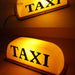 Taxi Roof Top Sign