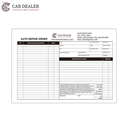 Vehicle Repair Order